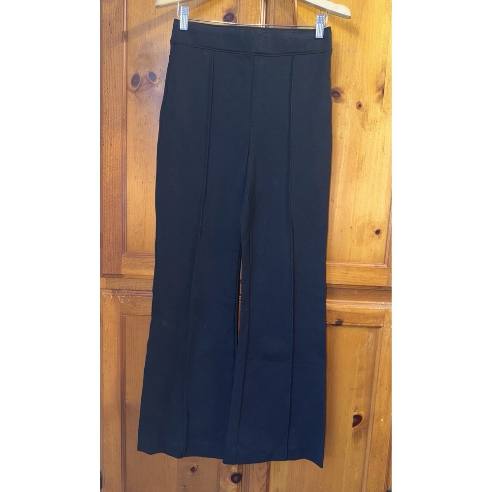 SPANX Women's M Supersmooth PerfectFit Ponte Wide Leg Pants Black 20254R Work